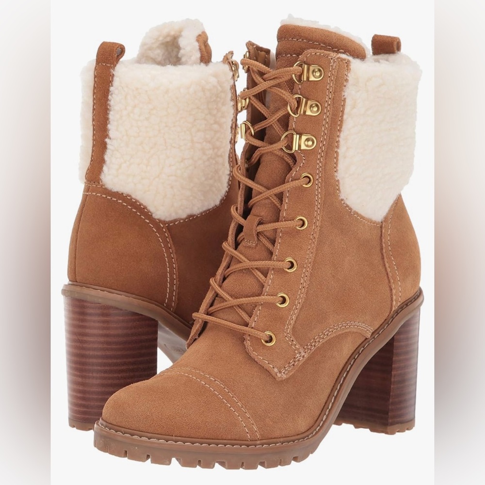 ❤️NINE WEST Brand New Shearling Booties